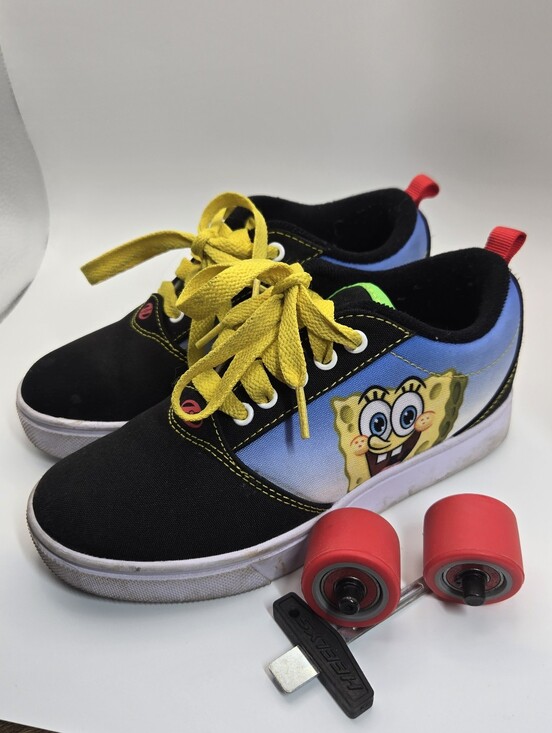 Heelys Other - Spongebob Heelys Youth Size 2 Nickelodeon Cartoon Gift Fun